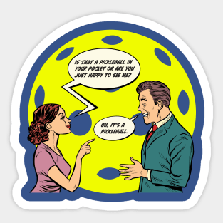 PickleBall in your pocket Sticker